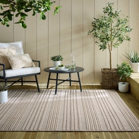 Kade Striped Bobble Indoor Outdoor Rug