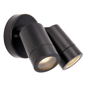 Vogue Alonzo 2 Light Outdoor Wall Spotlight